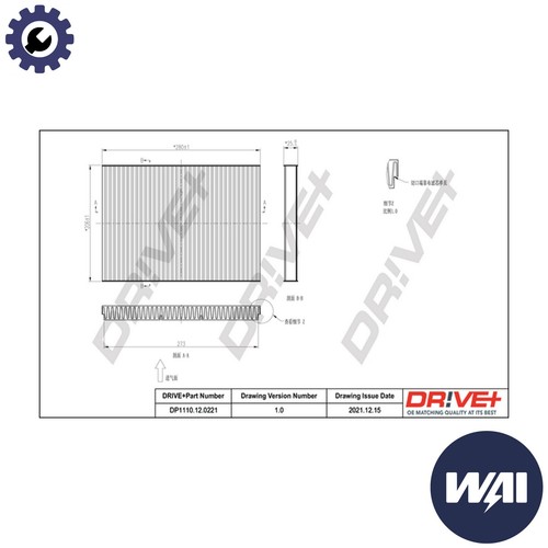 Filter cabin air - filter,