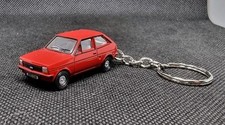 1:76 DIECAST MODEL CARS, ford fiesta mk1 KEYRINGS. GREAT GIFTS.