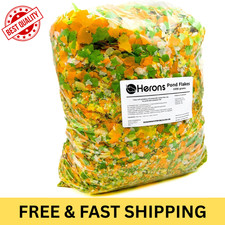 HERONS - Pond Flakes - For Koi, Carp and Other Pond and Coldwater Fish - With E