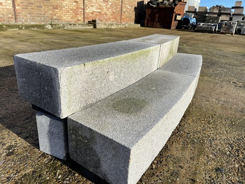 Radius granite steps curbs - radius,