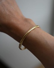 5mm 7inch 18k Solid Yellow