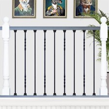 Deluxe Set of 2 Black Stair