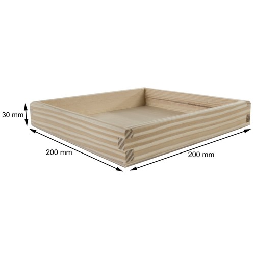 Plain pine wood display - display, unit