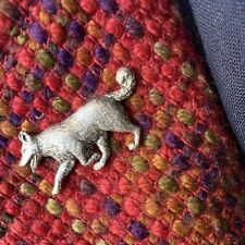 BORDER COLLIE SHEEP DOG PEWTER PIN BADGE BROOCH LAPEL GIFT BOX BIRTHDAY XMAS