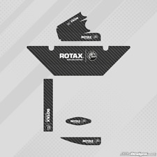 CARBON FIBRE EUROPEAN STYLE ROTAX RADIATOR STICKER KIT - KARTING