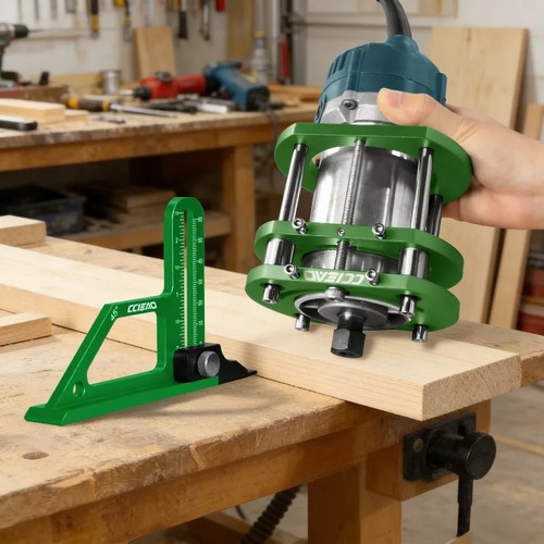 Aluminum router lift base - router,