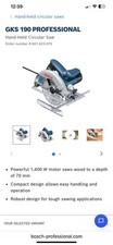 Bosch GKS 190 240v Circular