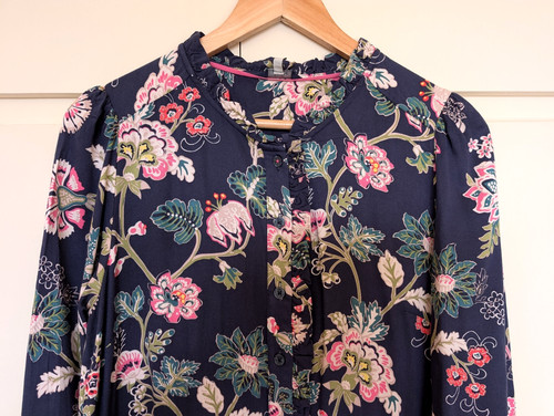 Joules button front navy - joules,