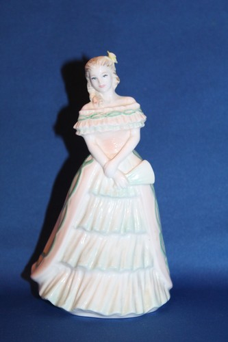 Coalport small lady figurine - coalport,