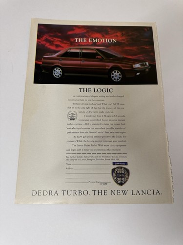 Original vintage lancia dedra - vintage,