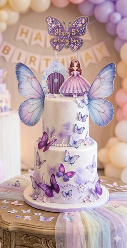 Fairy cake topper set and - set,
