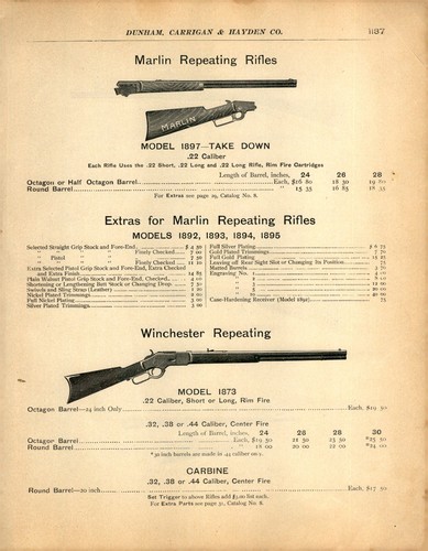 1903 paper winchester - paper, ad