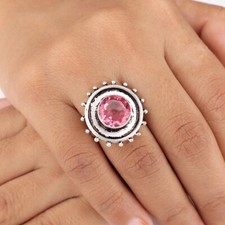 Pink Tourmaline Gemstone 925
