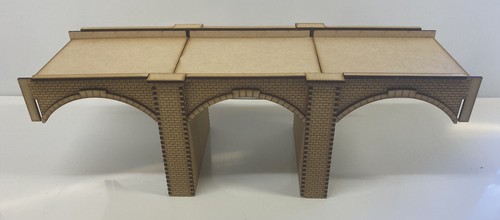 Double track brick - double, built