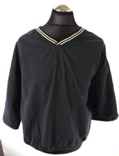 TURFER  BLACK 3/4 SLEEVE PULLOVER LINED GOLF WINDBREAKER JACKET SIZE  XL (297)