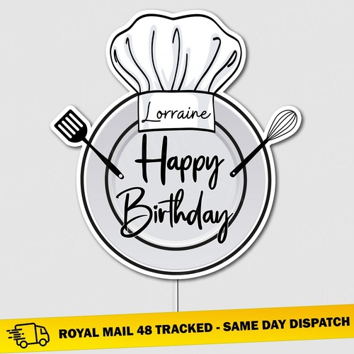 Personalised chef kitchen cook - personalised,