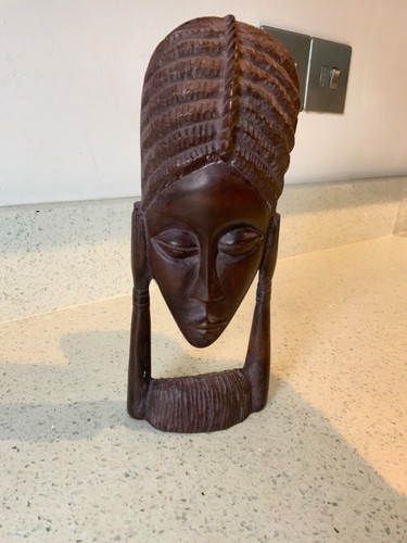 Vintage wooden hand - wooden, carved