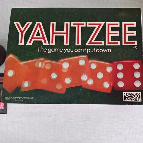 Rare vintage yahtzee - (1956),