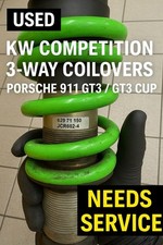 ? KW Competition 3-Way Coilovers-Porsche 911 GT3 / GT3 Cup–USED–Needs Service
