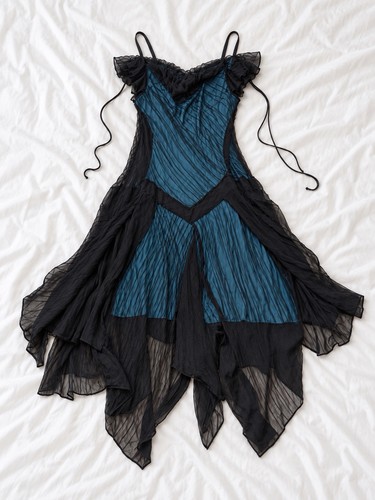 Vintage oasis 100 silk black - vintage, 100%