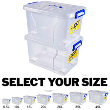 Plastic Storage Box Boxes Lid