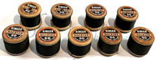 SINGER WOODEN COTTON REELS