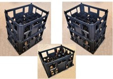 Plastic Beer/Milk Crates BLACK
