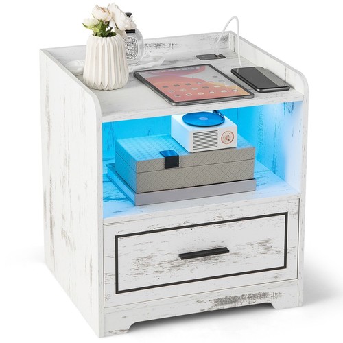 Led nightstand smart bedside - smart,
