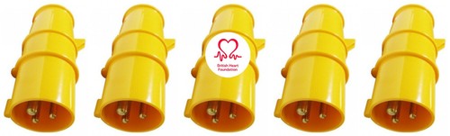 110v 16a ip44 3pin - 16a, yellow