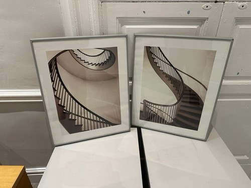 Pictures pair spiral - pair, stairs