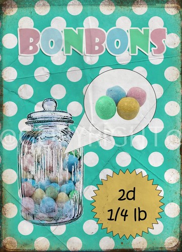 Bonbons traditional sweet shop - traditional,