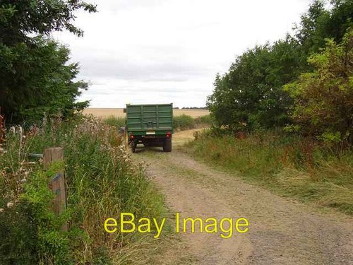Photo 6x4 grain trailer old - grain,