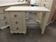 REGENCY ALL PAINTED SMALL DRESSING TABLE / DESK BESPOKE SIZES HAND MADE IVORY