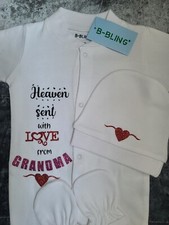 Baby personalised romper hat