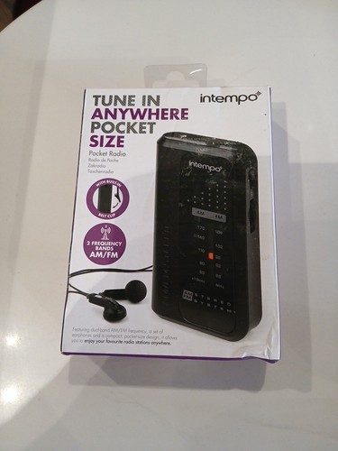 Intempo portable radio - am,