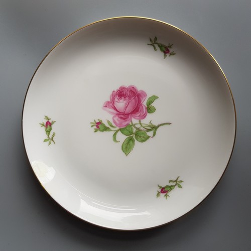 Furstenberg ceramic pink rose
