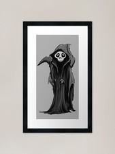 Grim reaper with scythe
