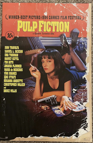 Rare 1995 pulp fiction poster - 1995,