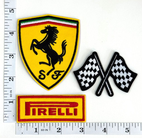 Embroidered patch set - 3-patch,