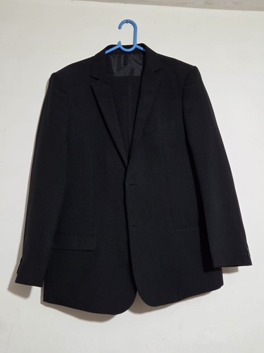 Mens black piece suit - black, l