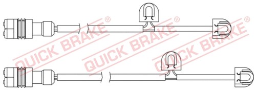 Front warning contact brake - warning,