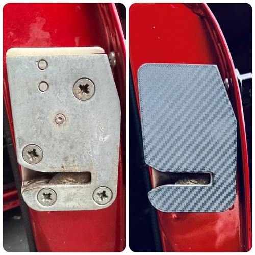 Classic mini door lock covers - door,