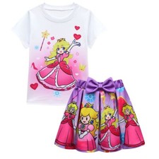 Princess Peach Costume Girls T
