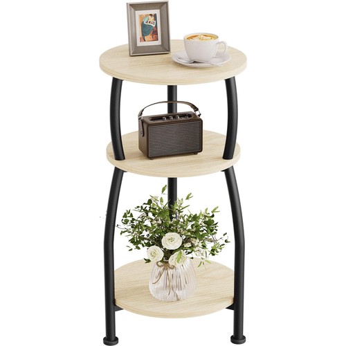 Yuede tier round side table - 3-tier,