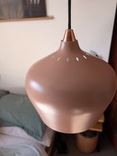 Cohen by Heals Pendant design by Matthew Hilton  Industrial, Copper/Nude Light