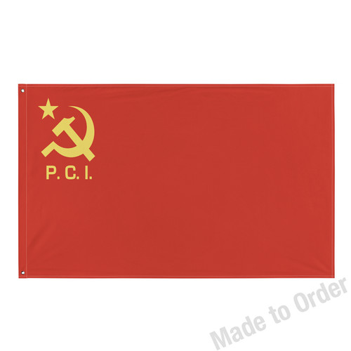 Italian communist party - party, flag