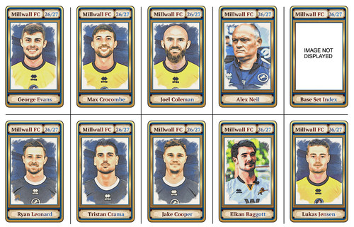 Millwall 27 complete - fc, :