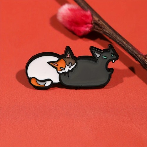 1pc cat enamel - 1pc, cute