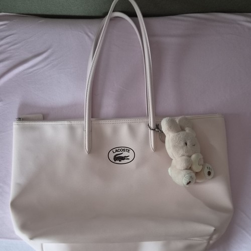 Lacoste blush pink tote bag - lacoste,