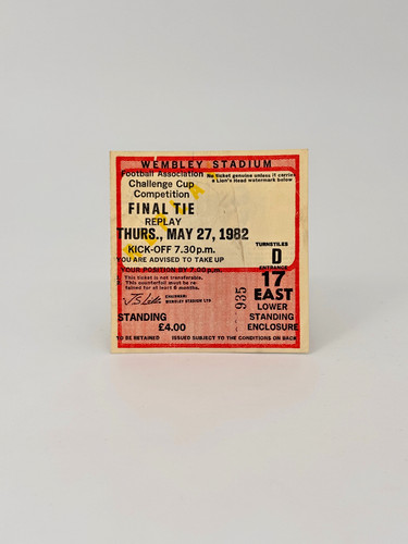Ticket cup final replay - fa,